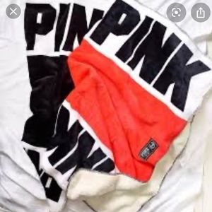 Victoria Secret Pink Sherpa blanket